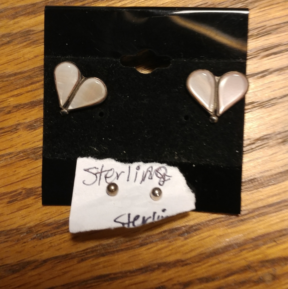Sterling Silver .925 Earrings (2 pr)